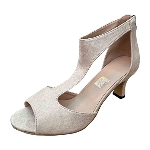 Sandalias Mujer Verano Comodas Stilettos Damas Comoda Con Cierre De Hebilla Fiesta Clásica Elegantes Sandaliastacón Punta Abierta Moda Sexy De Tacón Alto Primavera Al Aire Libre Zapatos Para Caminar