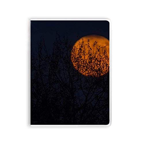 Carnet de notes souple Red Shadow Planet nébuleuse bleu pour journal intime et écriture manuscrite