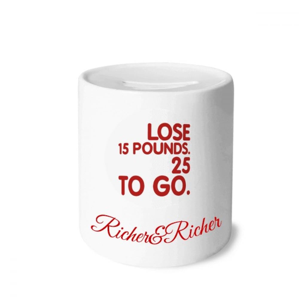 Citation anglaise Rich and Rich rouge pour tenir ses objectifs