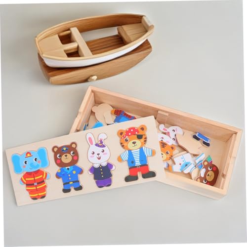 Puzzle bois habillage animaux Yardwe kit de qualité supérieure