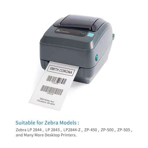L LIKED 4x6 Inches Thermal Labels, 4 Rolls of 450 Shipping Labels, 1800 Pcs 101.5x152.4mm Thermal Printer Labels for Address, Mailing, Boxes, Packages, Compatible with Zebra & Roll image 3