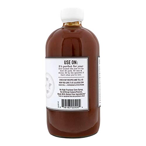 Lillie’s Q - Hot Smoky Barbeque Sauce, Gourmet Bbq Sauce, Sweet Brown Sugar Bbq Sauce With Spicy Cayenne, Mild Smoky Flavor, Premium Ingredients, Made With Gluten-Free Ingredients (21 Oz, 2-Pack) #TOP2