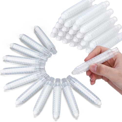 YooNotee 30 Pcs Dustless Chalk for Kids with Holder Sidewalk