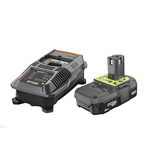RYOBI P739-P163 18-Volt ONE+ Lithium-Ion Cordless 1 Gal. Air Compressor Kit with 2.0 Ah Battery and 18-Volt Dual Chemistry Charger