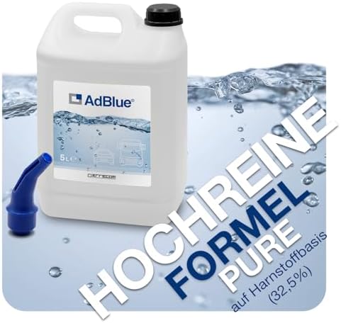 AdBlue Incl. Spout, Urea-based Diesel Engine Additive to Reduce NOx Emissions, ISO 22241-1, 5L Tank - View 4