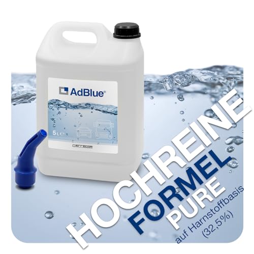 AdBlue® inkl. Ausgießer, Harnstoffbasiertes Dieselmotor-Additiv zur Verringerung der NOx-Emissionen, gemäß ISO 22241-1, 5-L-Behälter