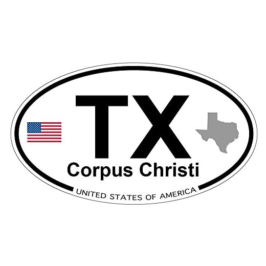 US Decal, Inc. Corpus Christi, Texas Oval Sticker