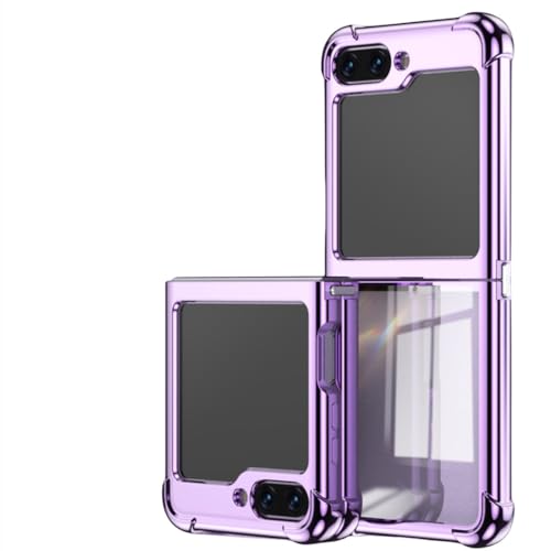 Coque Galaxy Z Flip 3 antichoc violette protège objectif et écran transparent ENILSA