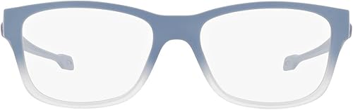 Oakley Oy8012 - Marcos cuadrados para gafas graduadas de nivel superior, Lente mate Stonewash Clear FadeDemo Lens
