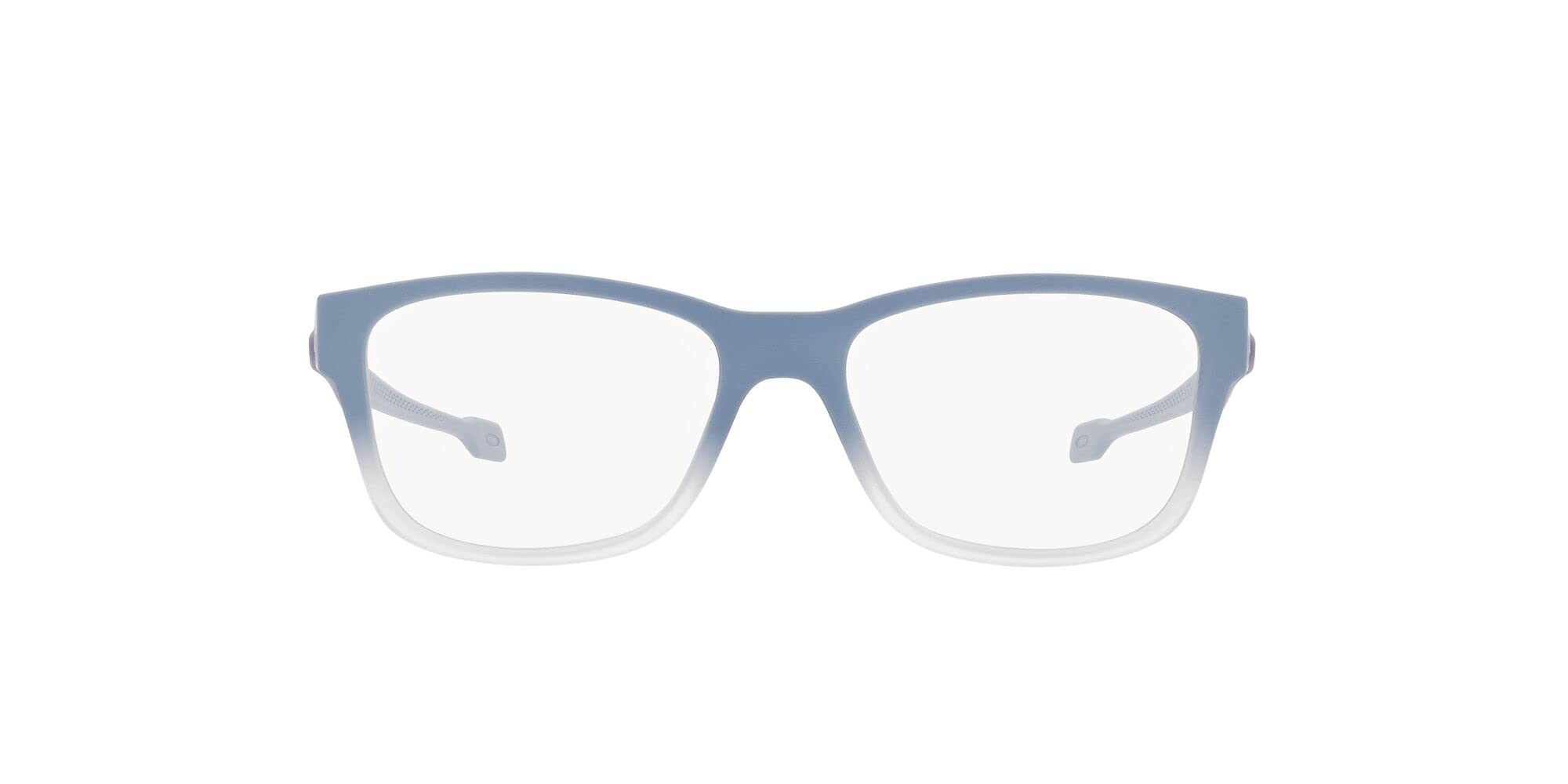 OakleyYouth OY8012 Top Level Square Prescription Eyewear Frames, Matte Stonewash Clear Fade/Demo Lens, 50 mm