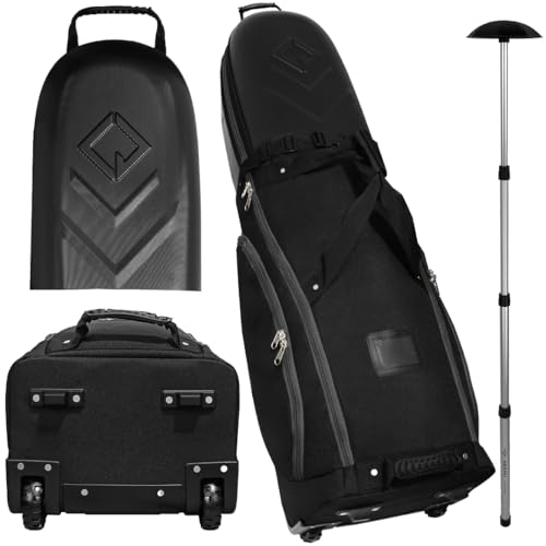 CaddyDaddy Enforcer Golf Travel Bag with Hard Top and Wheels