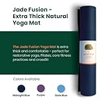 Jade Fusion Yoga Mat, Luxurious Comfort & Sturdy Workout Mats for Home Gym, 68" and 74" Yoga Mat Thick, Non-Slip Workout Mat with Extra Strong Grip, US Made Yoga Mats - Image 3