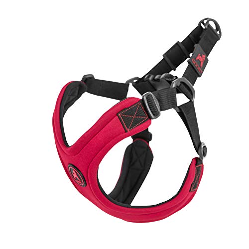 Gooby - Escape Free Sport Harness, Small Dog Step-in Neoprene Harness for Dogs