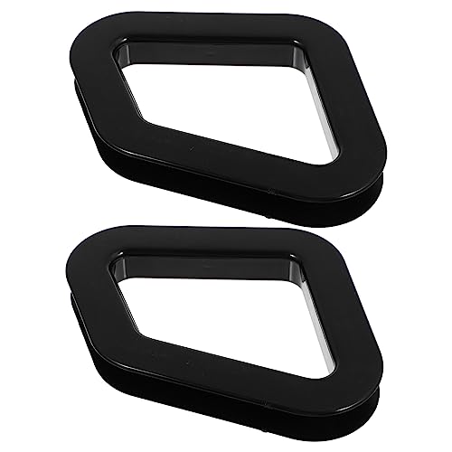 WESIEVYA 4pcs Chair Buckle Chair Fittings Electronic Game Competition Chair Mountings Cybercaf Plastic Black