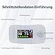 MOMMED Pulse Oximeter mit Display - Sauerstoffsättigung (SpO2), Pulsfrequenz (PR) & Perfusionsindex (PI) - Finger-Oximeter für Erwachsene & Kinder - Genau & tragbar für Sport, Fitness, Reisen