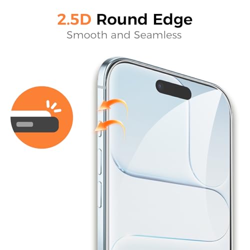 WowFluy 3 Pack for iPhone Air / 17 Air Screen Protector with Frame 6.5 inch - image 2
