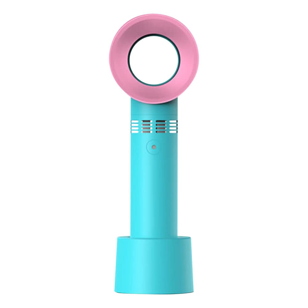 Pocket fan Hand-Held Rechargeable Portable bladeless fan usb leaf mini