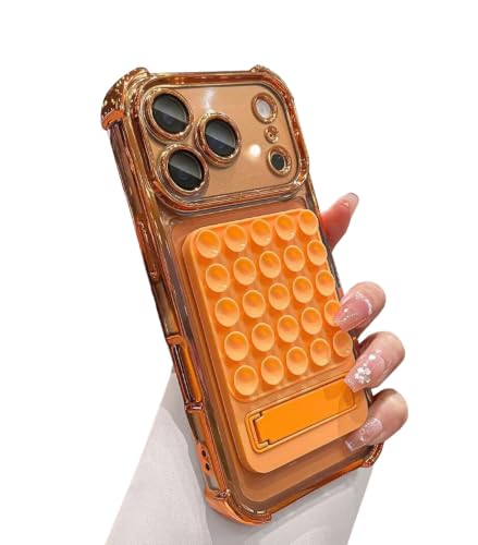 Coque à ventouse iPhone 17 support transparent antichoc miroir