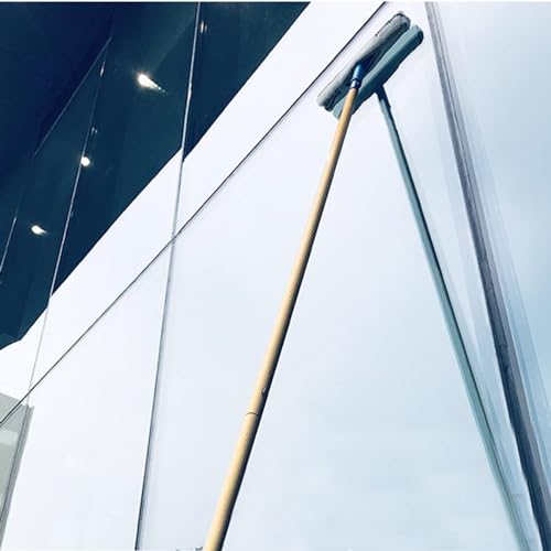 Nettoyeur de vitres télescopique pour laver les vitres inaccessibles sans effort