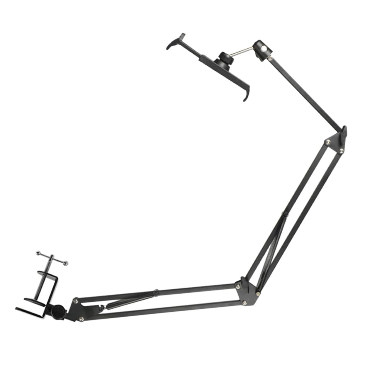 KOMBIUDA Soporte para Teléfono Móvil Telescópico Ajustable Soporte De Metal Plegable para Escritorio Simple para Teléfono Celular