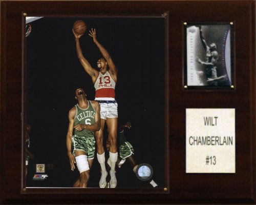 NBA Wilt Chamberlain Philadelphia 76ers Player Plaque