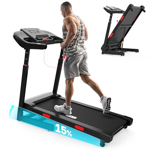 Redliro Treadmill with 15% Auto Incline