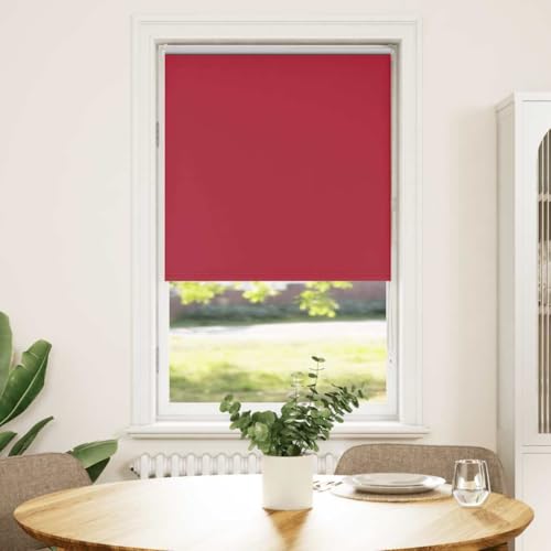 LAPOOH Estor Enrollable Opaco Rojo 80x150 cm Tela Ancho 75,7 cm, Ventanas Dormitorio, Persianas Enrollables Exterior, Estores Cocina, Estor Ventana, Estores para Ventanas es - 4011774