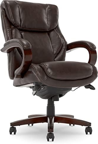 La-Z-Boy Bellamy Executive Bonded Leather Office Chair - Coffee (Brown)