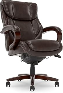 La-Z-Boy Bellamy Executive Bonded Leather Office Chair - Coffee (Brown)