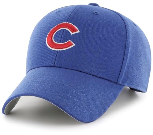 Gorra deportiva azul con logo de Chicago Cubs miniatura 1