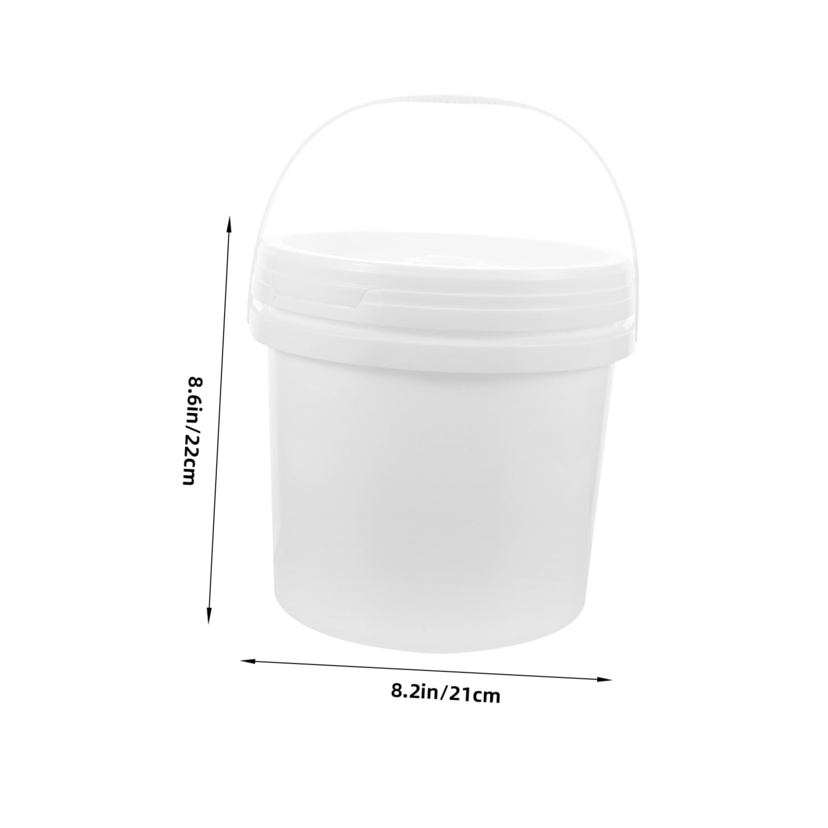 Dispensador de Toallitas Portátil de 5l en Plástico Blanco