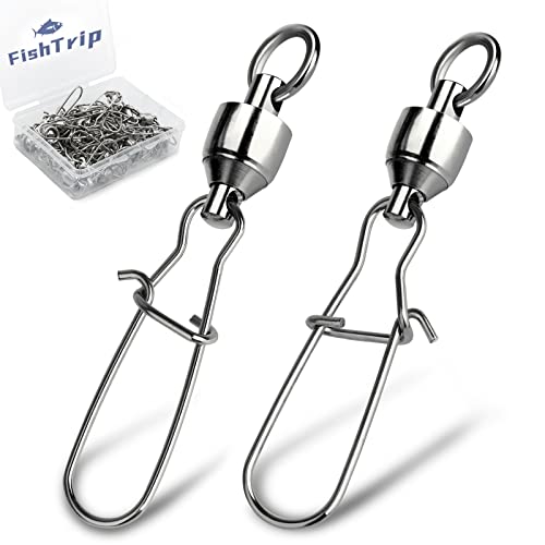 Émerillons de pêche FishTrip double verrouillage anti-ouverture