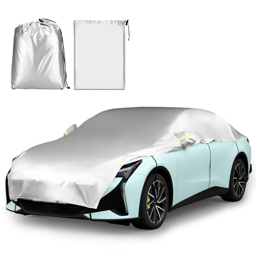 Canchiing Silver Half Car Cover