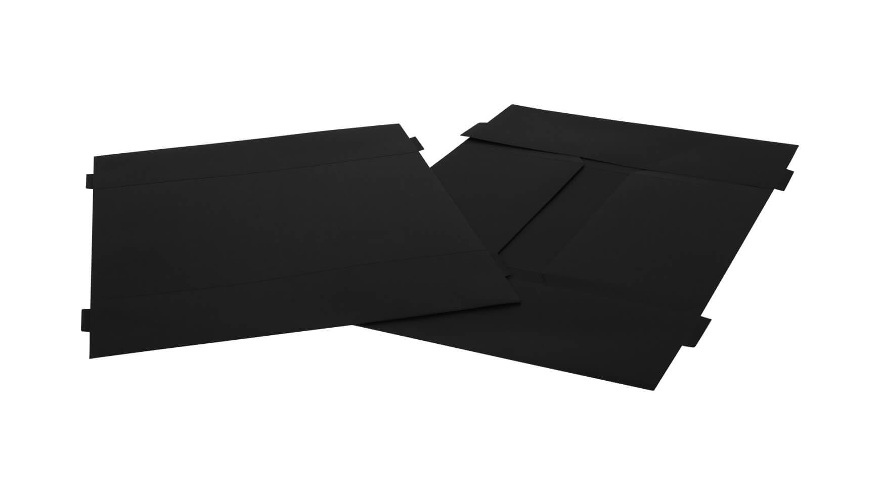 50x Stülpfaltschachtel "Stralsund" 350 x 250 x 150 mm 350g/qm Schwarz