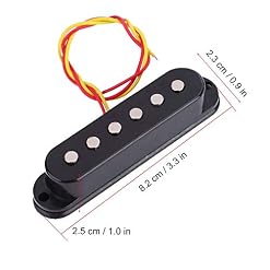 Dilwe Micro de Guitare, transducteur Audio Simple Bobine pièce de Rechange pour Guitare électrique St - Les Beatles, Paul McCartney, John Lennon, RIngo Starr, George Harrison Dilwe Micro de Guitare, transducteur Audio Simple Bobine pièce de Rechange pour Guitare électrique St – Image 5