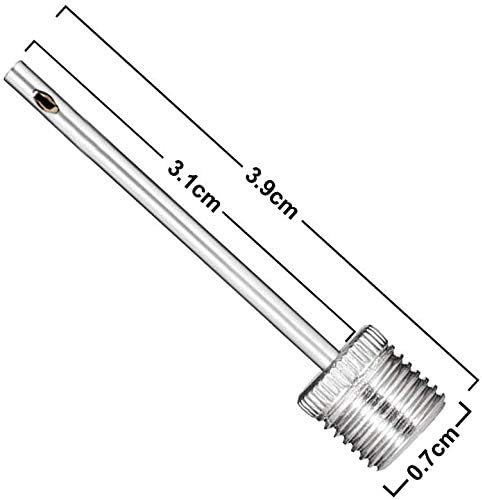 Ball Pump Needle Pack of 30, Air Inflation Needle for Football Basketball Soccer Volleyball Rugby Balls and Other Ball Sports, US Standard Replacement Needles with Storage Box