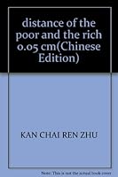 distance of the poor and the rich 0.05 cm 7540733284 Book Cover