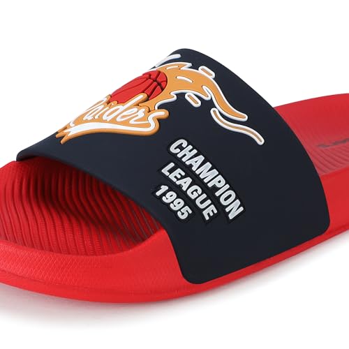Image of Basketball Open-Toe Comfortable Kids Flip-Flops Slippers Stylish Slides and Soft Chappals for Boys and Girls Footwear