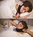 Anti Snoring Chin Strap, Chin Strap for Sleeping, Premium Airflow Jaw Strap, Stop Snoring Chin Strap, Snoring Solution for Men and Women, Breathable Chin Strap with Adjustable Velcro (Black)