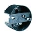 Carlon CFB-12 Ceiling Fan Box, Saddle, Round, New/Old Work, 4-Inch Diameter by 2-3/8-Inch Depth, Black