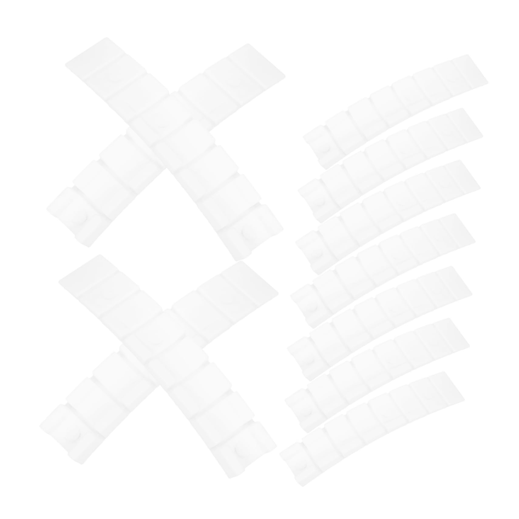 GLEAVI 24pcs Furniture Leveling Shims for Table Floor Leveling Sleek Design for Stabilizing Uneven Furniture Reducing Noise and Friction