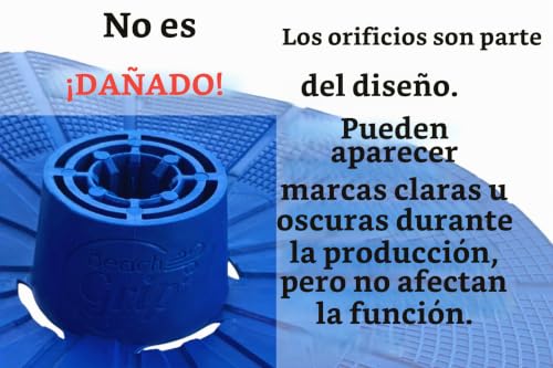 Anclaje de arena para sombrilla BeachGrip soporte resistente para vientos fuertes 8
