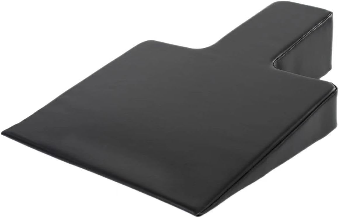Pilates Wedge, Large Upholstered Wedge for Pilates Refromer, Build Strength and Stability, Pilates Equipment for Home and Studio Use,Black
