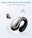 Boytond Ultra Open Ear Earbuds – Comfortable Clip-on Bone Conduction Headphones, Wireless Bluetooth Earphones with Waterproof Design, Over Ear Buds for Running and Sports, Mirror Black