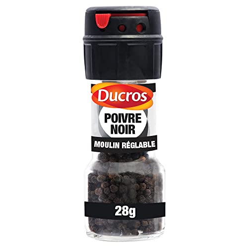 DUCROS - Moulin Réglable Poivre Noir 28 g