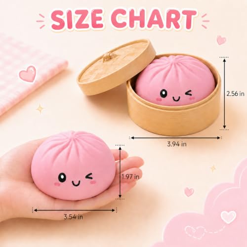 Dumpling Squishies, Dumpling Mystery Box, Colorful Dumplings Stress Balls Fidget Sensory Toy, for Adults,Suitable for Office Workers to Release Stress and Negative Emotions — view 4