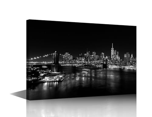 Décoration murale encadrée Manhattan pour mur vide