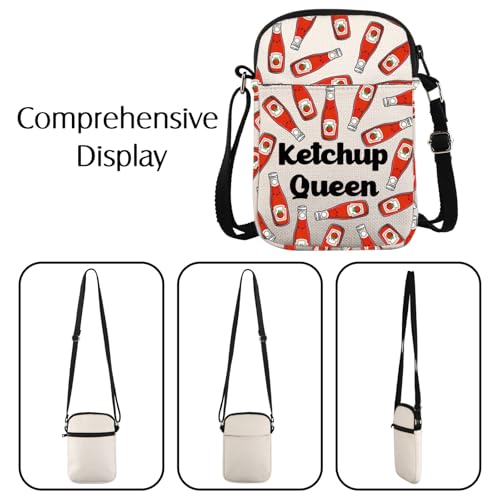 Tomato Ketchup Gift Ketchup Queen Crossbody Bag Ketchup Lover Gift Condiments Gift4