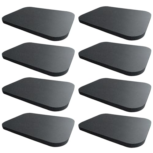 8 stycken yoga knäkuddar och armbågskuddar passar standardmattor – halkfri yoga dyna mjukt skum yoga knäskydd | för träning knäskydd yoga...