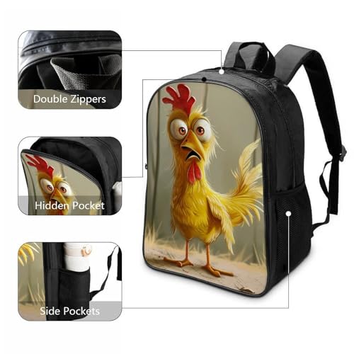 Mochila escolar con lindos colgantes de gran capacidad para evitar cargar libros en la mano 3